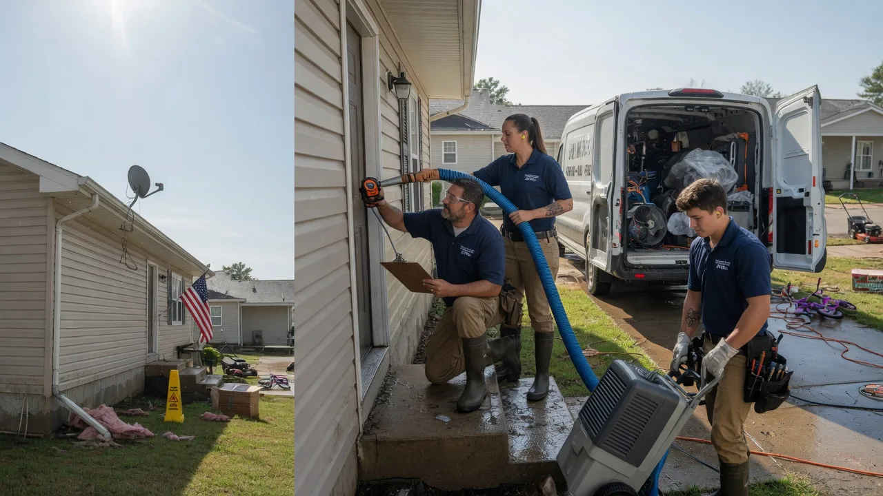 Ceiling Water Damage Restoration in Hinckley, OH near me